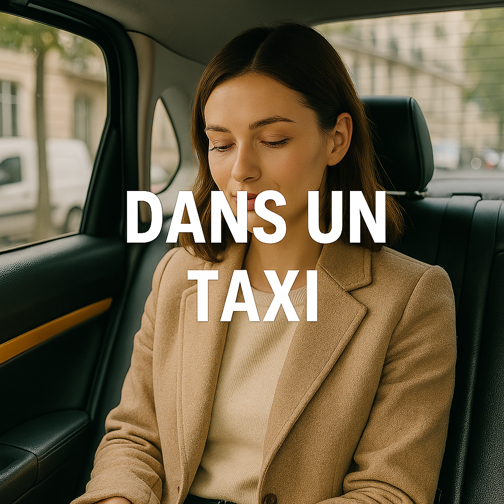 Dans un taxi
